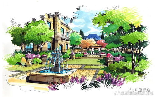 精選65張園林景觀手繪作品 考研園林景觀設(shè)計收藏圖集